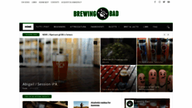 What Brewingbad.com website looked like in 2018 (5 years ago)