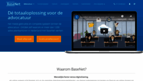 What Basenet.nl website looked like in 2018 (5 years ago)