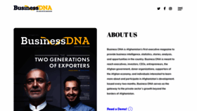 What Businessdna.af website looked like in 2018 (5 years ago)