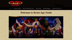 What Brutalageguide.com website looked like in 2018 (5 years ago)