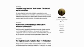 What Buraktokak.com website looked like in 2018 (5 years ago)