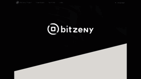 What Bitzeny.tech website looked like in 2018 (5 years ago)