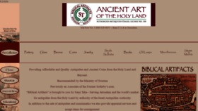 What Biblicalartifacts.com website looked like in 2018 (5 years ago)