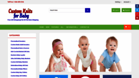 What Babyknitsandmore.com website looked like in 2018 (5 years ago)
