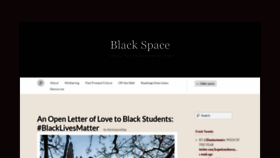 What Blackspaceblog.com website looked like in 2018 (5 years ago)