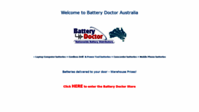 What Batterydoctor.com.au website looked like in 2018 (5 years ago)
