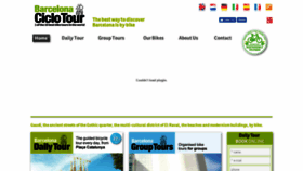 What Barcelonaciclotour.com website looked like in 2018 (5 years ago)
