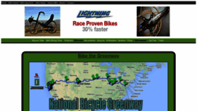 What Bikeroute.com website looked like in 2018 (5 years ago)