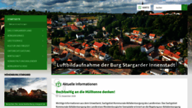 What Burg-stargard.de website looked like in 2018 (5 years ago)
