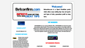 What Betconfirm.com website looked like in 2018 (5 years ago)