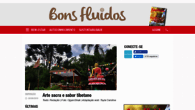 What Bonsfluidos.com.br website looked like in 2018 (5 years ago)