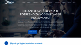 What Billans.net website looked like in 2019 (5 years ago)