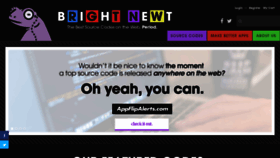 What Brightnewt.com website looked like in 2019 (5 years ago)