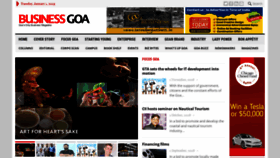 What Businessgoa.in website looked like in 2019 (5 years ago)