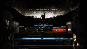 What Batmanarkhamgames.forumotion.com website looked like in 2019 (5 years ago)