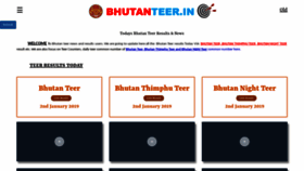 What Bhutanteer.in website looked like in 2019 (5 years ago)