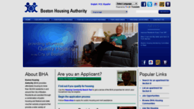 What Bostonhousing.org website looked like in 2019 (5 years ago)