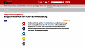 What Baufinanzierung.focus.de website looked like in 2019 (5 years ago)