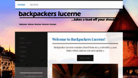What Backpackerslucerne.ch website looked like in 2019 (5 years ago)
