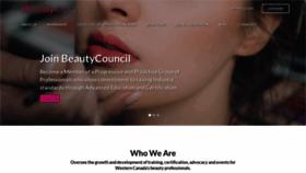 What Beautycouncil.ca website looked like in 2019 (5 years ago)