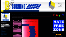 What Burningtheground.net website looked like in 2019 (5 years ago)