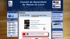 What Basketball49.fr website looked like in 2019 (5 years ago)