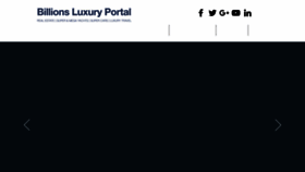 What Billionsluxuryportal.com website looked like in 2019 (6 years ago)