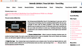 What Butterflylifestyle.com website looked like in 2019 (5 years ago)