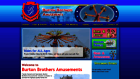 What Burtonbrosamusements.com website looked like in 2019 (5 years ago)