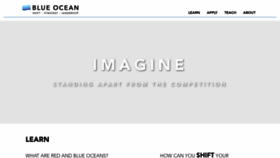 What Blueoceanstrategy.com website looked like in 2019 (5 years ago)
