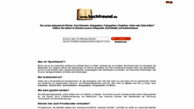 What Buchfreund.de website looked like in 2019 (5 years ago)