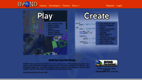 What Byond.com website looked like in 2019 (5 years ago)
