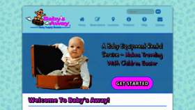 What Babysaway.com website looked like in 2019 (5 years ago)