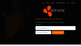 What Btcone.co website looked like in 2019 (5 years ago)