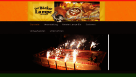 What Baeckerlampe.de website looked like in 2019 (5 years ago)