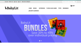 What Babylit.com website looked like in 2019 (5 years ago)