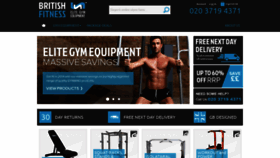 What Britishfitness.com website looked like in 2019 (5 years ago)