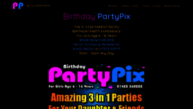 What Birthdaypartypix.co.uk website looked like in 2019 (5 years ago)