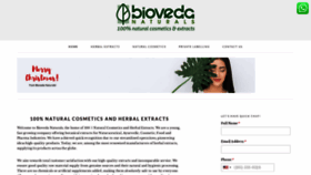 What Biovedanaturals.com website looked like in 2019 (5 years ago)