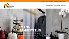 What Beckmann-malermeister.de website looked like in 2019 (5 years ago)