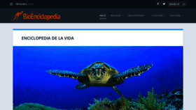 What Bioenciclopedia.com website looked like in 2019 (5 years ago)