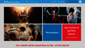 What Bestanime.asia website looked like in 2019 (5 years ago)
