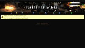 What Battletracker.com website looked like in 2019 (5 years ago)