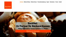 What Backnet.de website looked like in 2019 (5 years ago)