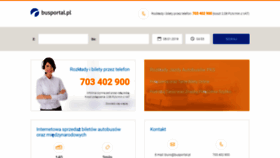 What Busportal.pl website looked like in 2019 (5 years ago)
