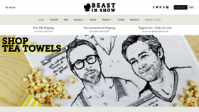 What Beastinshow.com website looked like in 2019 (5 years ago)
