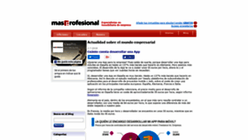 What Blog.masprofesional.com website looked like in 2019 (5 years ago)