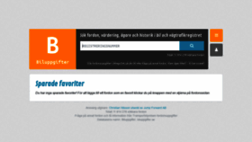 What Biluppgifter.se website looked like in 2019 (5 years ago)