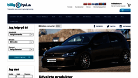 What Billighjul.dk website looked like in 2019 (5 years ago)