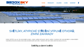 What Bedoxsky.cz website looked like in 2019 (5 years ago)